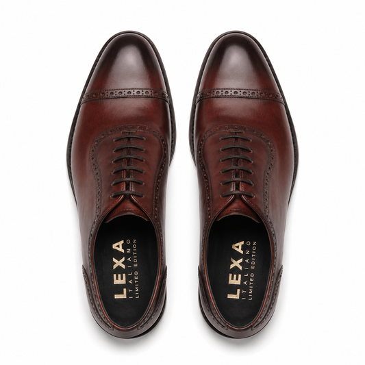Huayra Adelaide Oxford Shoes for Men – Bordeaux