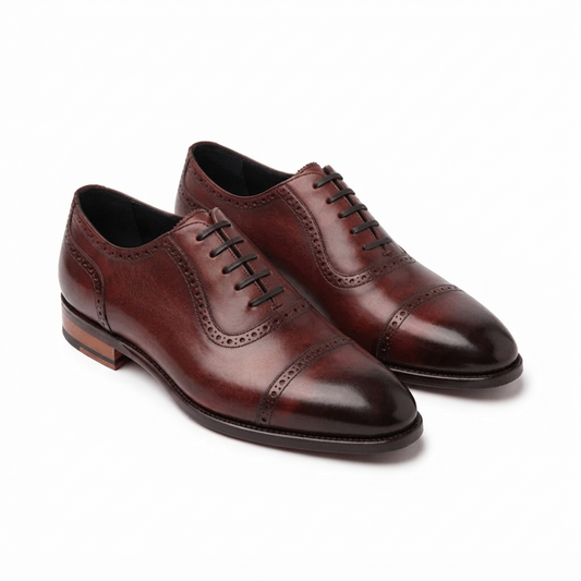 Huayra Adelaide Oxford Shoes for Men – Bordeaux